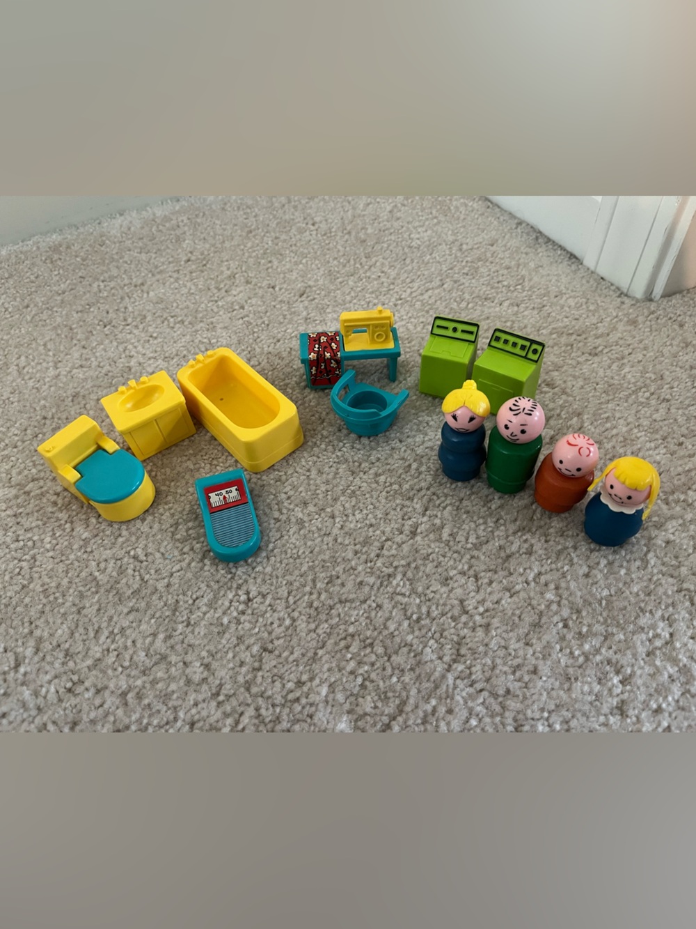 1970s Fisher Price Bath Utility Set.